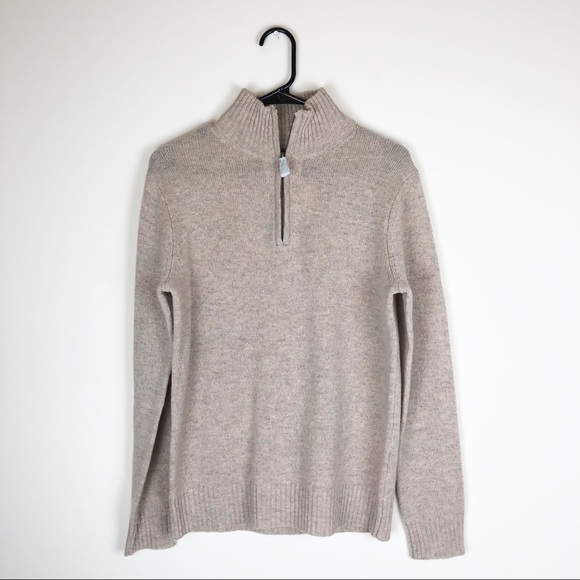 J. Crew Other - Men's J.crew Factory Lambswool Half-Zip Sweater S